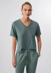 Футболка с принтом из страз Liu Jo, Mint