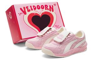 VEIDOORN Нескользящие износостойкие низкие повседневные туфли женские розовые белые