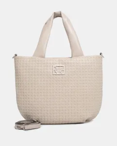 Плетеная сумка-шоппер из искусственной кожи Robert Pietri, бежевый
