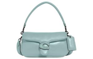 Сумка Tabby из кожи, наплечная подушка, сумка через плечо женская мятно-зеленая COACH