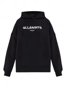 Худи Static с графичным принтом Allsaints, черный