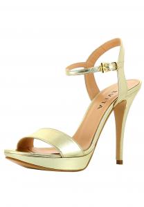 Туфли-лодочки с ремешком на пятке Evita, золото