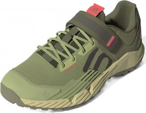 Женские горные велосипедные туфли Five Ten Trailcross с клипсовой системой, бордовый/зеленый