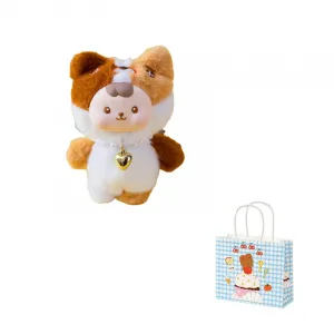 Милый и очаровательный плюшевый кулон в форме сердца с питомцем, высота 15см DIAIWAI