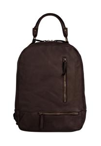 Рюкзак из натуральной кожи, производство Италия Samantha Look, коричневый