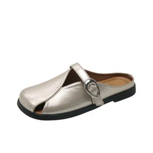 Puppytown Тихие, устойчивые к запахам и истиранию закрытые тапочки для женщин шампань, цвет Champagne