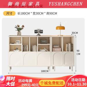 Yu Shangchen Книжный шкаф из массива дерева с дверцами, пыленепроницаемый напольный шкаф, комбинация для гостиной высотой 1.8 метра, стиль a + стиль b