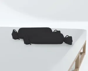 Чехол на воротник Biberna "Michi", (2 шт.), трикотаж (1 упаковка по 2 шт.), плотный, с мелкой ниткой, одинарный сорт 15х40 см, черный