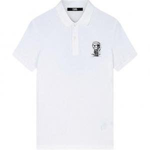 Поло Karl Lagerfeld мужская белая Karl Lagerfeld Jeans