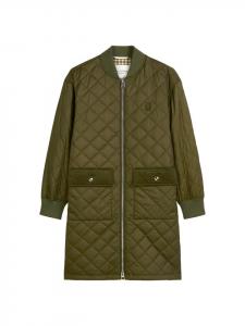 Marc O'Polo Стеганое пальто-блузон, стандартный цвет, цвет «мшисто-оливковый»