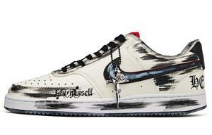 Court Vision 1 амортизация, износостойкие низкие кроссовки для скейтбординга Unisex Nike, белый