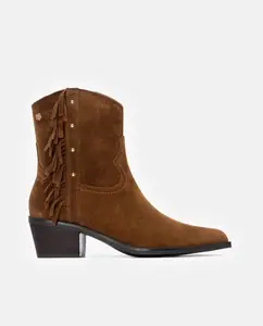 Женские кожаные ботильоны с острым носком и боковой молнией Carmela, шоколадный коричневый