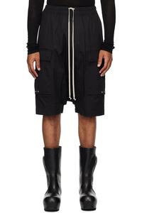 Шорты Concordians с карманами для груза Rick Owens, черный