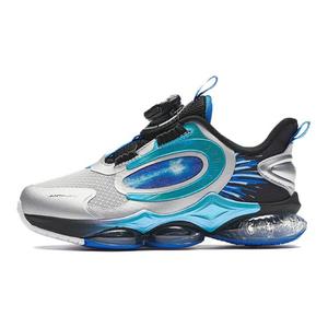 Детские кроссовки Kids Low-top Silver/Black/Mid Blue-1 Anta Kids, черный