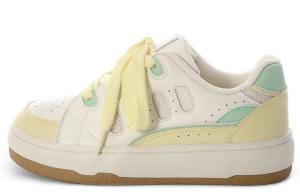 Женские легкие дышащие нескользящие кеды WENPU бежевого цвета