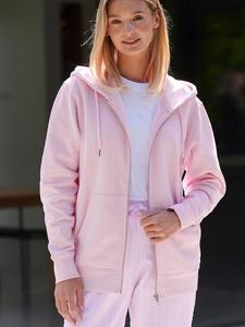 Толстовка из органической хлопчатобумажной смеси на молнии British Boxers, цвет Pink Cloud