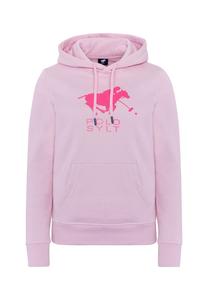 Худи с блестящим узором POLO SYLT, цвет Pink Lady