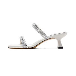 HARSON Женские слайдеры экрю/черный - экрю, цвет Ecru