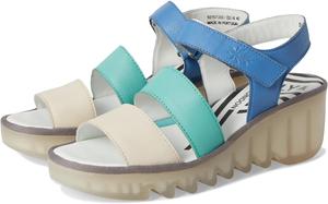 Туфли FLY LONDON BEXY575FLY, цвет Offwhite/Mint/Blue