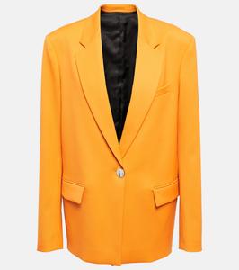 Блейзер Bianca из смесовой шерсти The Attico, Pumpkin