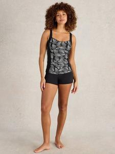 Топ-танкини Splash White Stuff, Black/Multi