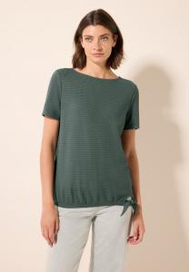 Футболка с принтом STRUKTUR MIT KNOTEN Cecil, зеленый