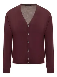 Кардиган на пуговицах Filippo De Laurentiis, красный