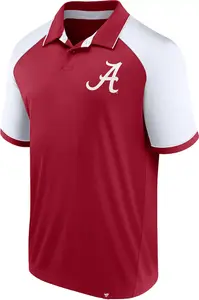 Мужская футболка-поло с логотипом Agility Red/White Alabama Crimson Tide NCAA Fanatics