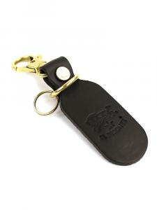 Кожаный брелок с логотипом Il Bisonte