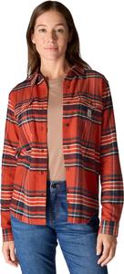 Carhartt женская футболка Relaxed Fit в клетку из серии Tencel Fiber, Spice Red