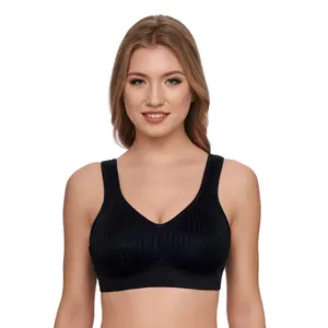 Бюстгальтер Susa без косточек с гарантированным поддерживающим эффектом до чашки I, черный