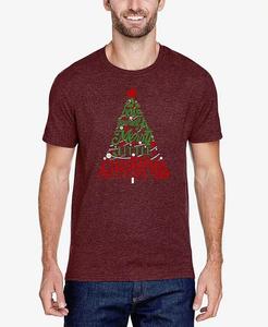 Мужская футболка с надписью «Have Yourself a Merry Little Christmas» из премиального смеси LA Pop Art, красный