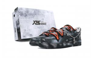 Nike Кроссовки для скейтбординга Air Force 1, мужские, низкие, черные