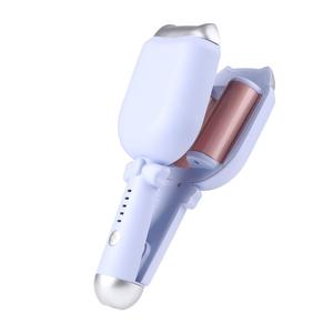 Щипцы для завивки, утюжок для выпрямления волос с функцией блокировки одним касанием Beerus, фиолетовый