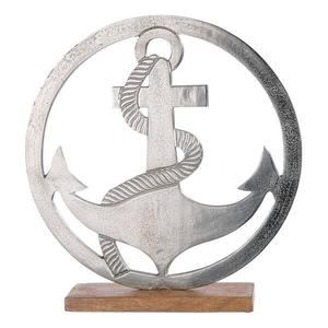 Декоративная фигурка GILDE Anker Metall, серебряный