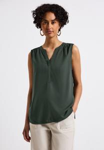 Топ SPLIT NECK - Blouse Street One, цвет Grün
