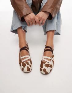 Балетки Puma Speedcat с коровьим принтом