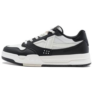 Кроссовки XTEP Skateboard Shoes Women's Low-Top Black White