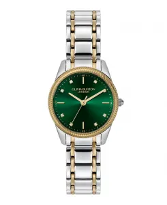 Женские часы Egerton с двухцветным браслетом из нержавеющей стали, 28 мм Olivia Burton, two-tone