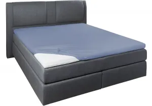 Простыня Primera " Простыня из тонкого джерси с эластаном для матрасов-топперов", подходит для матрасов-топперов и кроватей с пружинными матрасами 90-120х200-220 см, 1 шт., синий