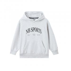 New Balance Свитшот светло-серый для детей 3-7 лет