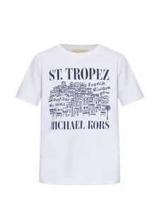 Футболка с принтом Michael Michael Kors, белый