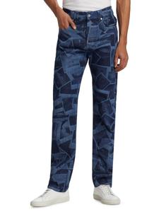 Джинсы Collage Slim-Fit RTA, цвет Indigo Photo Collage