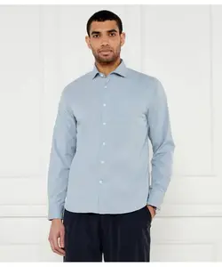 Широкая рубашка Regular fit Oscar Jacobson, синий