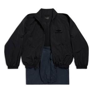 Куртка patched tracksuit jacket 'black' Balenciaga, черный