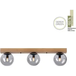 Потолочный светильник GREEN WIDO E14 1 шт. Just Light, Holz-natur