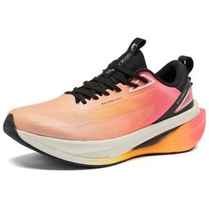 QIAODAN Кроссовки мужские оранжевые с амортизацией, износостойкие, дышащие, низкие, повседневные