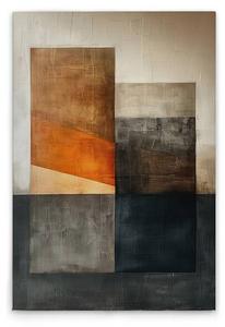 Картина на холсте A.S. Création Block Art Areas цвет beigeorangeschwarz