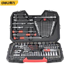 Deli 150 шт., 6,3×10×12,5 мм, полный набор инструментов для ремонта автомобилей, набор торцевых ключей DQ01150