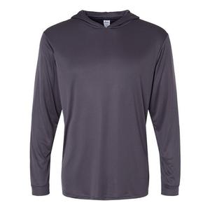 Футболка с длинным рукавом и капюшоном Paragon Bahama Performance, цвет Graphite